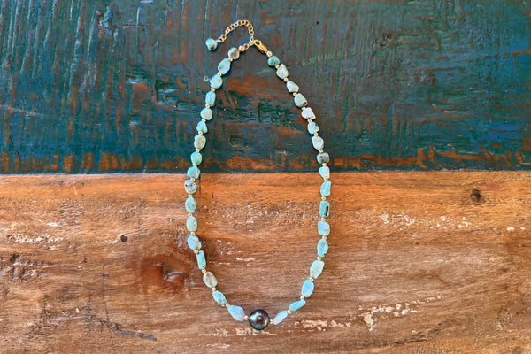 LARIMAR NECKLACE